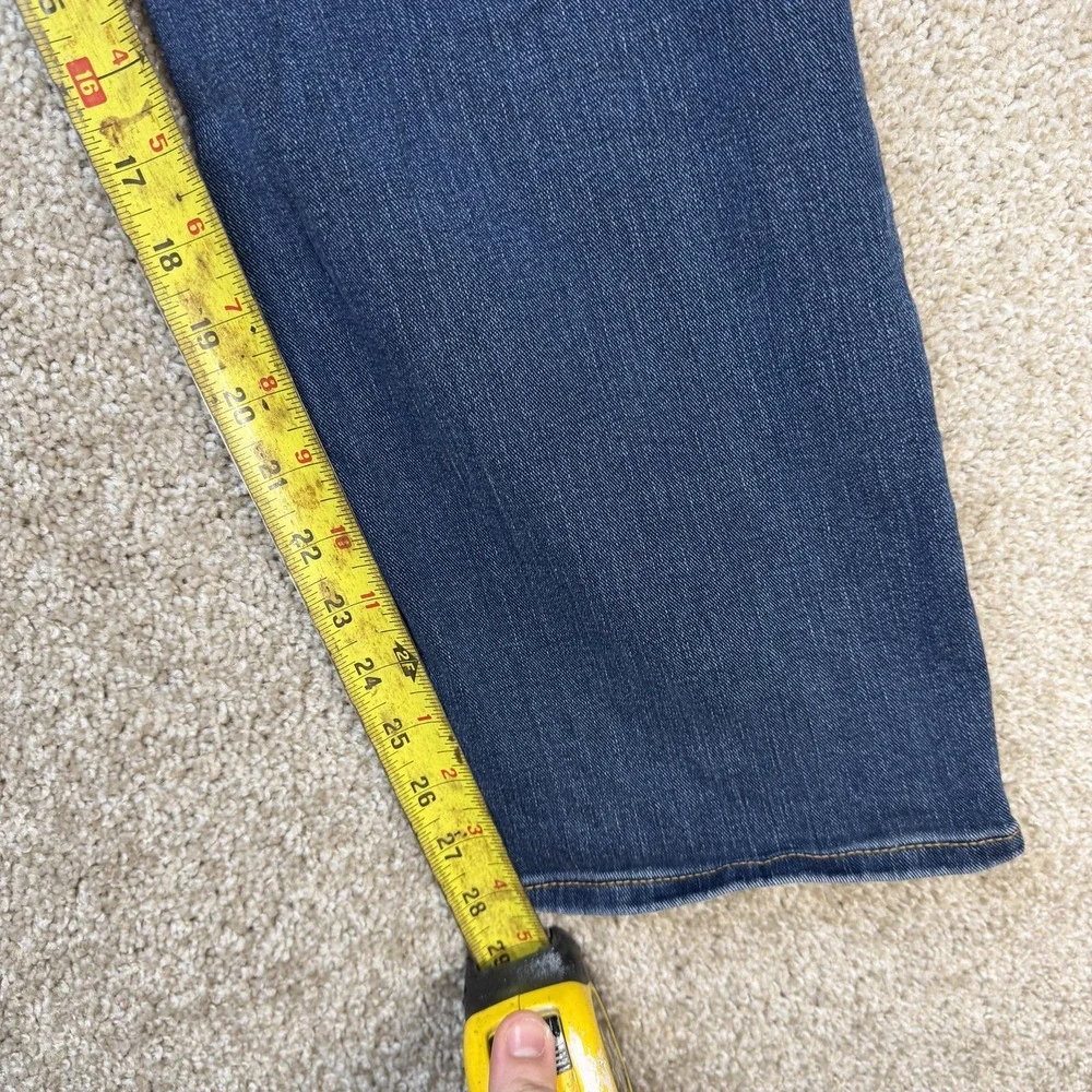 Calvin Klein Jeans Mens 34x29 Medium Wash Blue Denim Regular Straight Casual